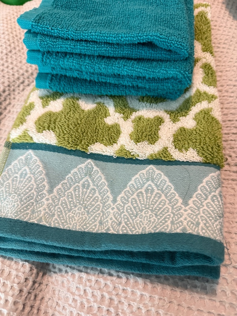 Hand towel/ wash cloth set New